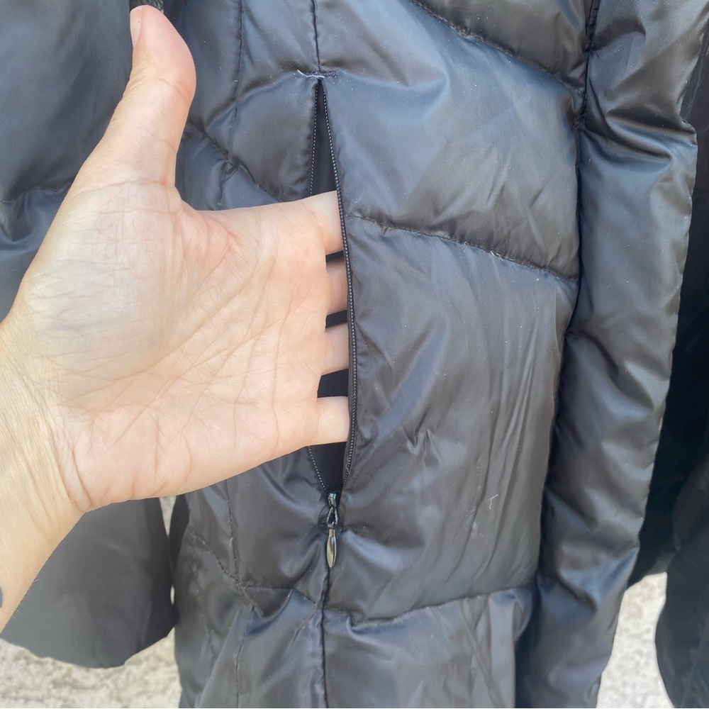 HAWKE & CO Black Down Puffer Coat - Picture 5 of 8